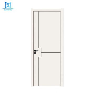 GO-A023 Diseños de puerta individual de madera MDF de alta calidad MDF